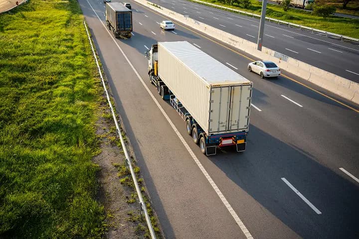 Road transport of heavy equipment