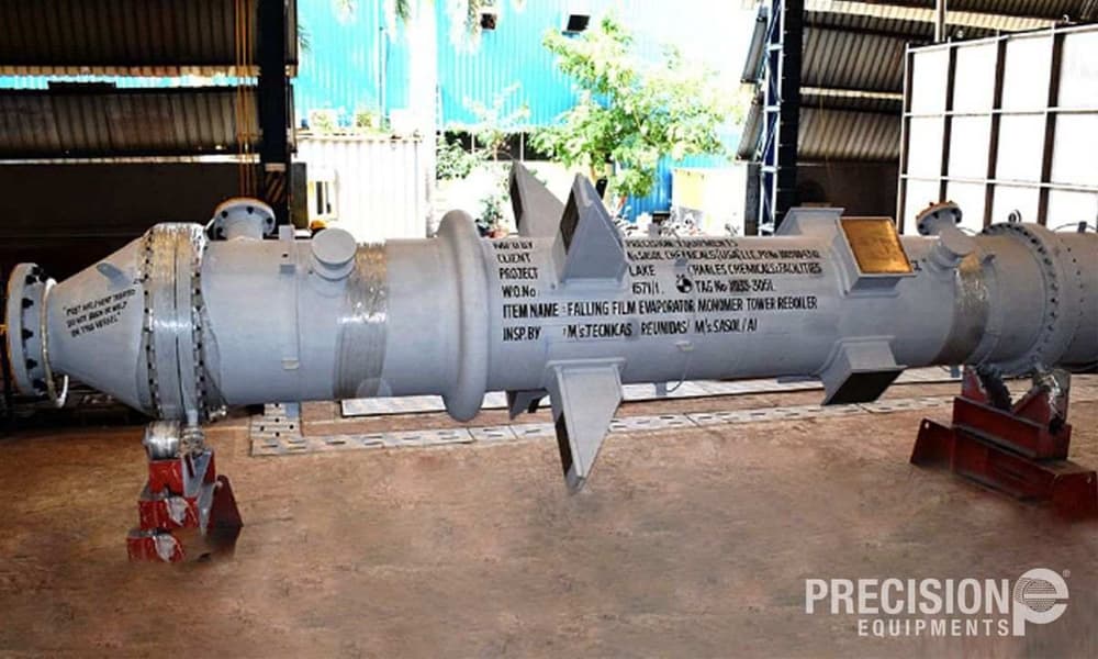 Falling Film Evaporator Monomer Tower Reboiler 